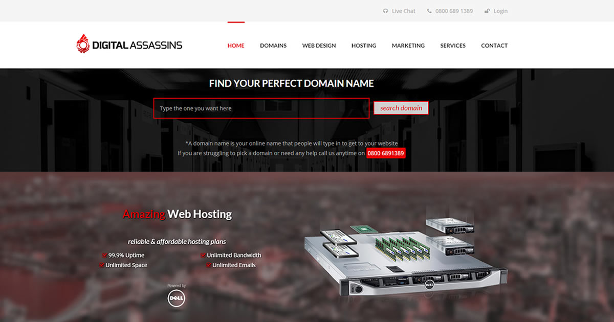 Digital Assassins | Hosting, Domains, Web Design | Hartlepool, Barnstaple, Magaluf